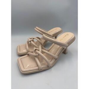 Circus‎ by Sam Edelman Tan Padded Square Toe Heels 8